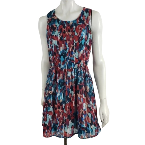 Jack by BB Dakota Kendrew Dress Dots Lace Back - Picture 2 of 8